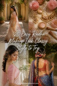 25 Easy Radha Makeup Look Classy Style to Try This Year