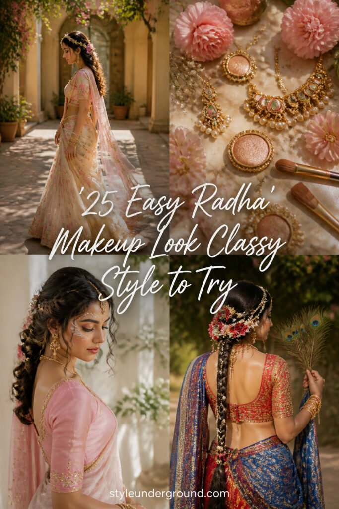 25 Easy Radha Makeup Look Classy Style to Try This Year