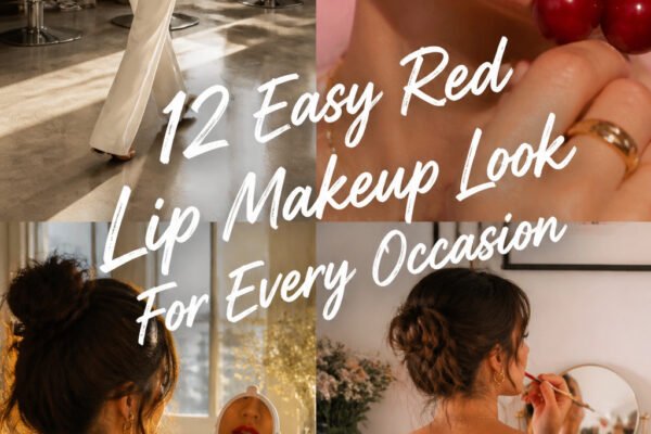 12 Easy Red Lip Makeup Look Aesthetic for Every Occasion