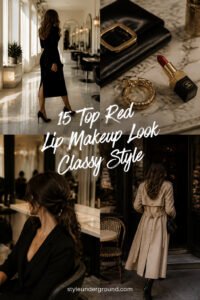 15 Top Red Lip Makeup Look Classy Style That Look Expensive