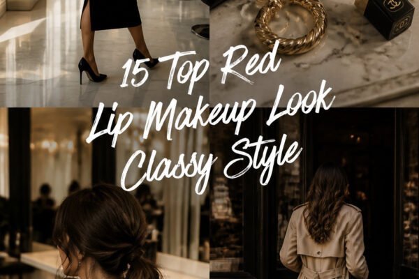 15 Top Red Lip Makeup Look Classy Style That Look Expensive