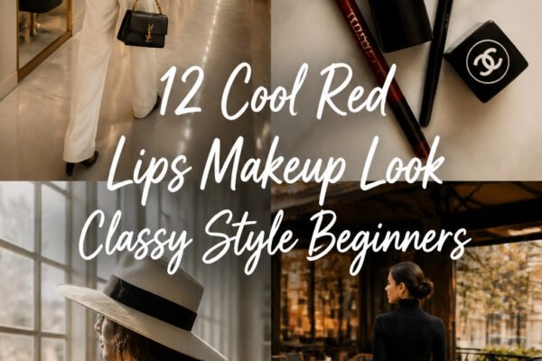 12 Cool Red Lips Makeup Look Classy Style for Beginners