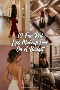10 Fun Red Lips Makeup Look On A Budget You Will Love