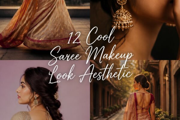 12 Cool Saree Makeup Look Aesthetic to Try This Year