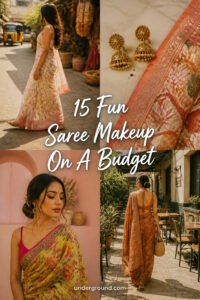 15 Fun Saree Makeup Look On A Budget for Beginners