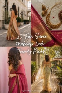 10 Fun Saree Makeup Look Trendy Picks for Small Budgets