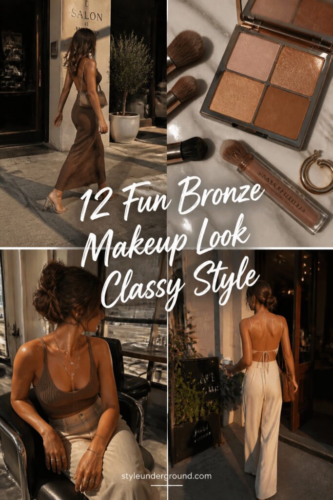 12 Fun Bronze Makeup Look Classy Style to Try This Year