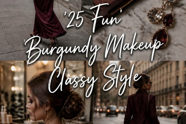 25 Fun Burgundy Makeup Look Classy Style for Beginners