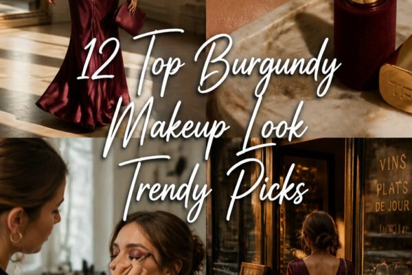 12 Top Burgundy Makeup Look Trendy Picks to Try This Year