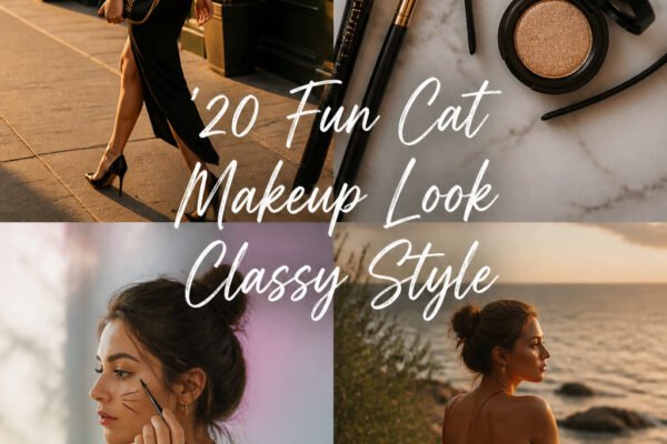 20 Fun Cat Makeup Look Classy Style for Beginners