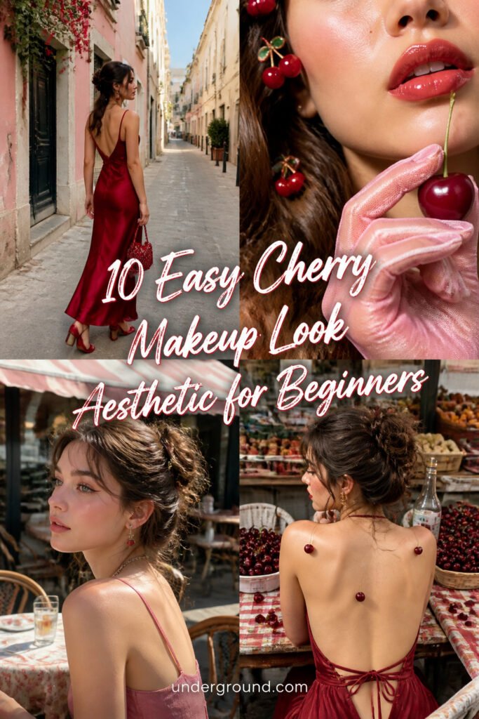 10 Easy Cherry Makeup Look Aesthetic for Beginners