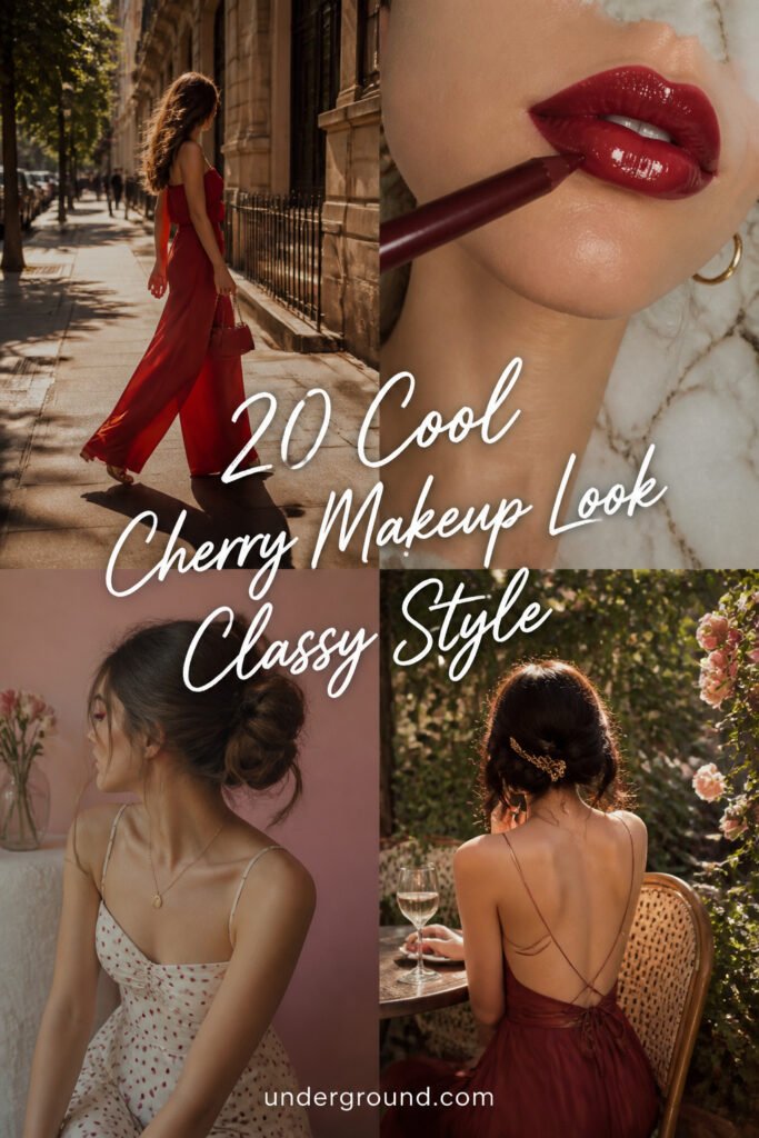 20 Cool Cherry Makeup Look Classy Style for Small Budgets