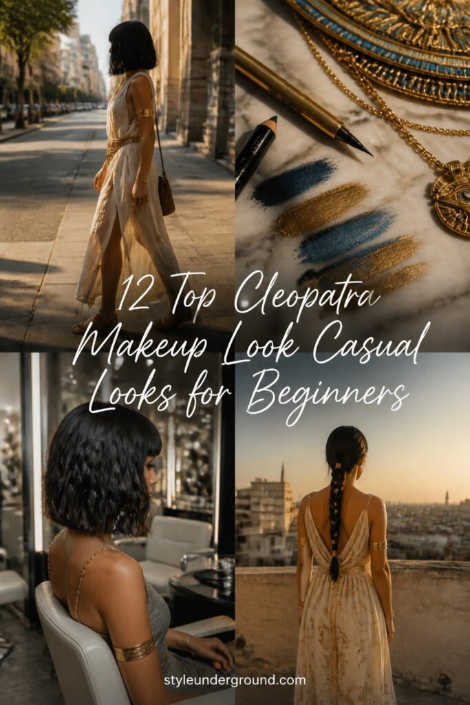 12 Top Cleopatra Makeup Look Casual Looks for Beginners