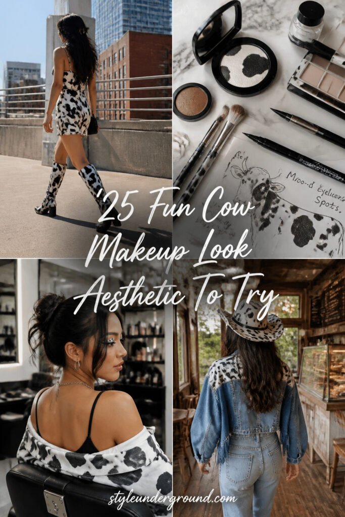 25 Fun Cow Makeup Look Aesthetic to Try This Year