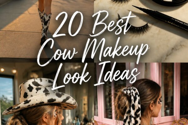 20 Best Cow Makeup Look Ideas for Beginners