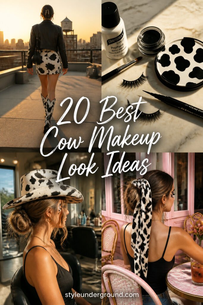 20 Best Cow Makeup Look Ideas for Beginners