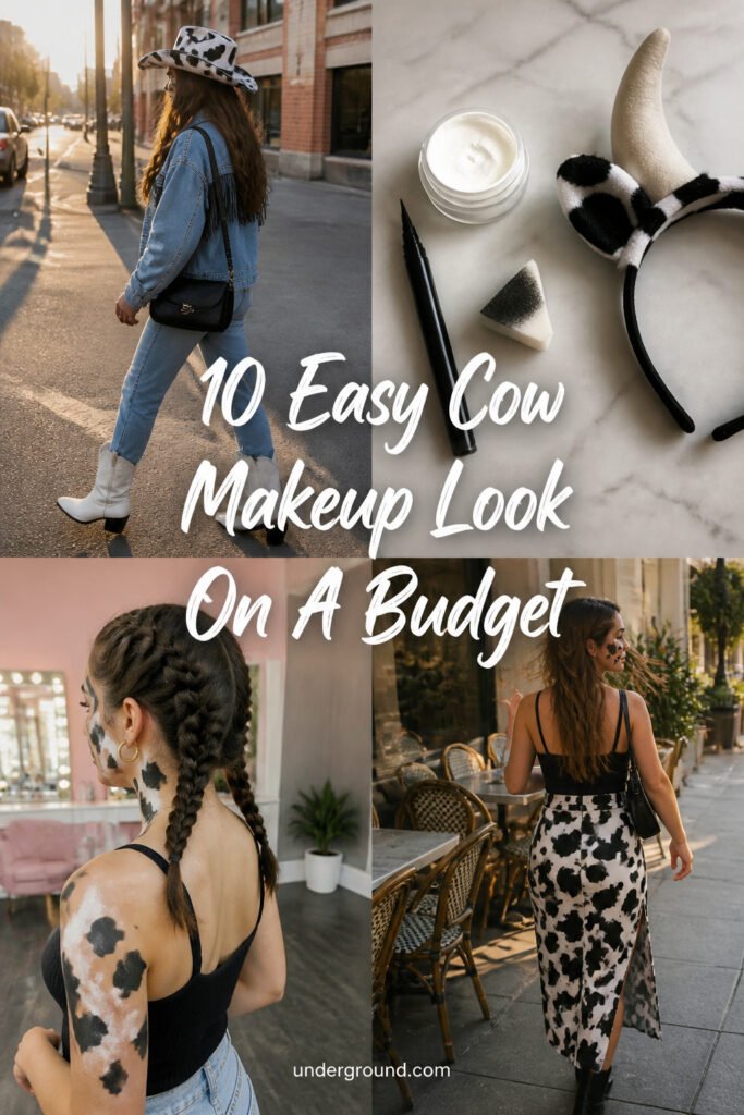10 Easy Cow Makeup Look On A Budget You Will Love