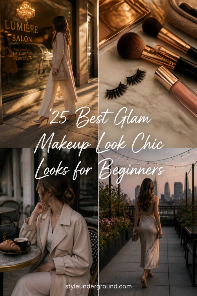 25 Best Glam Makeup Look Chic Looks for Beginners