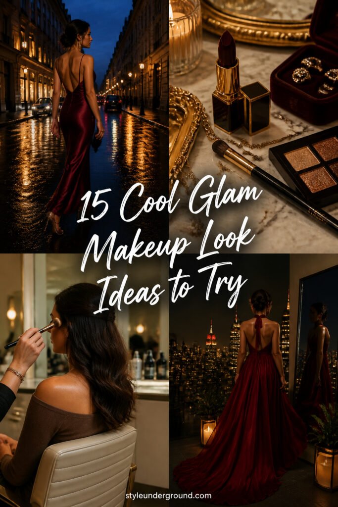 15 Cool Glam Makeup Look Ideas to Try This Year