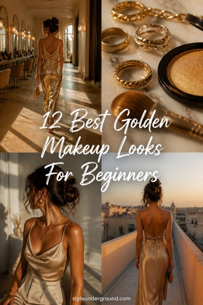 12 Best Golden Makeup Look For Beginners for Every Occasion