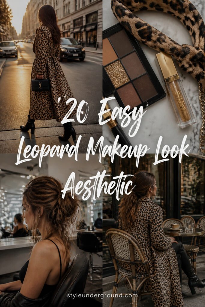 20 Easy Leopard Makeup Look Aesthetic for Every Occasion