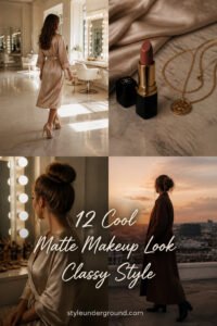 12 Cool Matte Makeup Look Classy Style to Try This Year