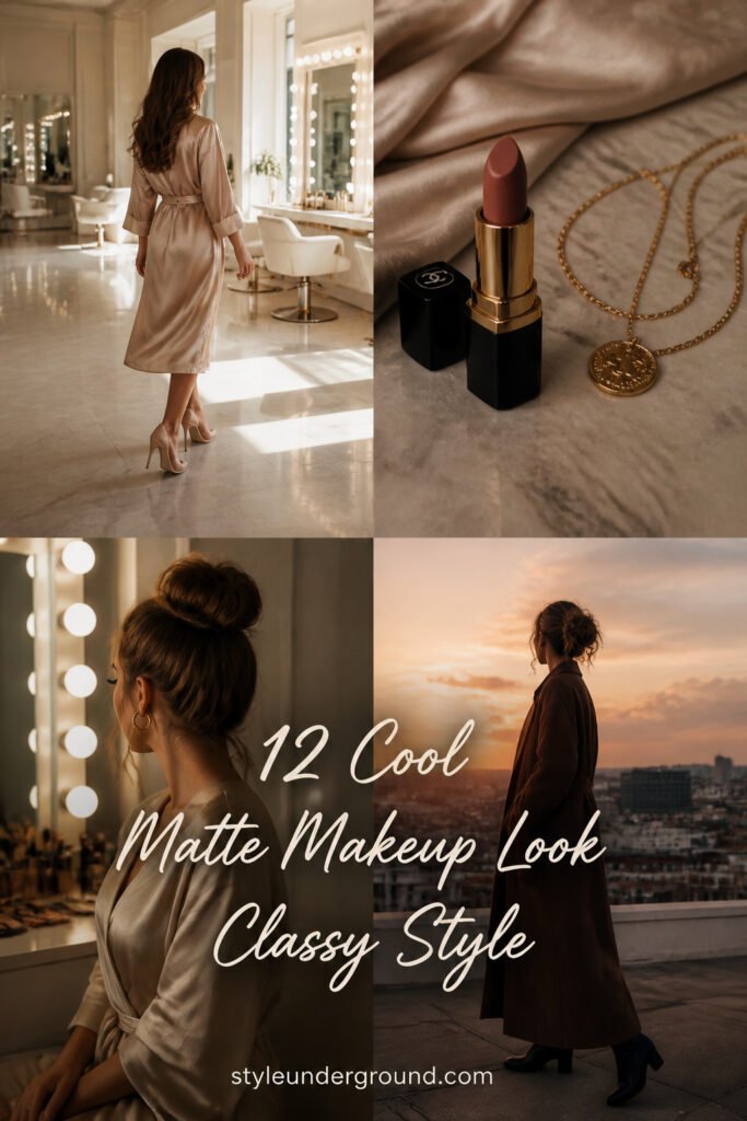 12 Cool Matte Makeup Look Classy Style to Try This Year